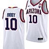 Mike Bibby Jersey #10 Arizona Wildcats College Basketball Limited White