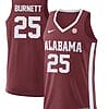 Nimari Burnett Jersey Alabama Crimson Tide College Basketball Replica Crimson #25