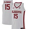 Noah Clowney Jersey Alabama Crimson Tide College Basketball Replica White #15
