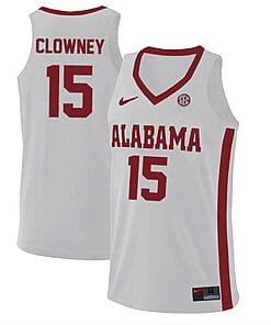 Noah Clowney Jersey Alabama Crimson Tide College Basketball Replica White #15