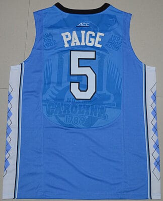 Marcus Paige Jersey #5 North Carolina Tar Heels NCAA Basketball Blue