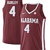 Noah Gurley Jersey Alabama Crimson Tide College Basketball Replica Crimson #4