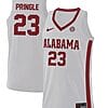 Nick Pringle Jersey Alabama Crimson Tide College Basketball Replica White #23