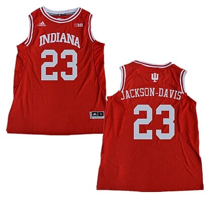 NCAA Trayce Jackson Davis Jersey Indiana Hoosiers 23 College Basketball Jerseys