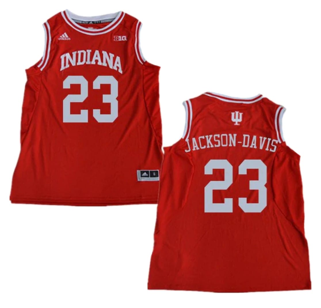 NCAA Trayce Jackson Davis Jersey Indiana Hoosiers 23 College Basketball Jerseys