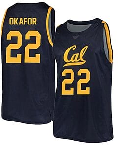 ND Okafor Jersey #22 California Golden Bears College Basketball Navy