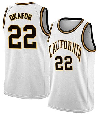 ND Okafor Jersey #22 California Golden Bears College Basketball White