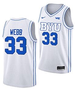 Nate Webb Jersey BYU Cougars