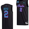 Nicholas Boyd Jersey FAU Owls College Basketball 2023 NCAA March Madness Black #2