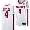 Noah Gurley Jersey Alabama Crimson Tide College Basketball White #4