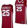 Nimari Burnett Jersey Alabama Crimson Tide College Basketball Crimson #25