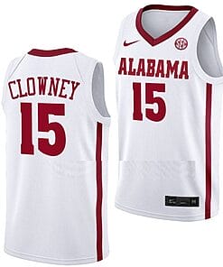 Noah Clowney Jersey Alabama Crimson Tide College Basketball White #15
