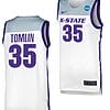 Nae'Qwan Tomlin Jersey Kansas State Wildcats College Basketball 2023 NCAA March Madness White #35