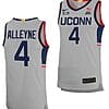 Nahiem Alleyne Jersey UConn Huskies College Basketball Limited Gray #4