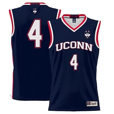 Nahiem Alleyne Jersey UConn Huskies College Basketball No Name Navy #41