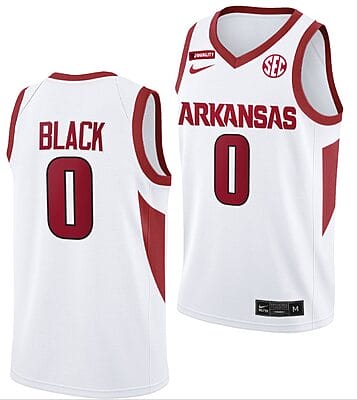 Nick Smith Jersey #0 Arkansas Razorbacks College Basketball Equality White