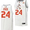 Nijel Pack Jersey #24 Miami Hurricanes College Basketball White