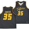 Noah Carter Jersey #35 Missouri Tigers Anthracite Alternate Script College Basketball