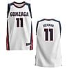 Nolan Hickman Jersey #11 Gonzaga Bulldogs College Basketball White