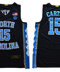 Vince Carter Jersey #15 North Carolina Tar Heels NCAA Basketball Black