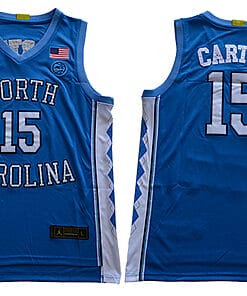 Vince Carter Jersey #15 North Carolina Tar Heels NCAA Basketball Blue