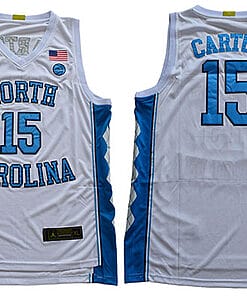 Vince Carter Jersey #15 North Carolina Tar Heels NCAA Basketball White