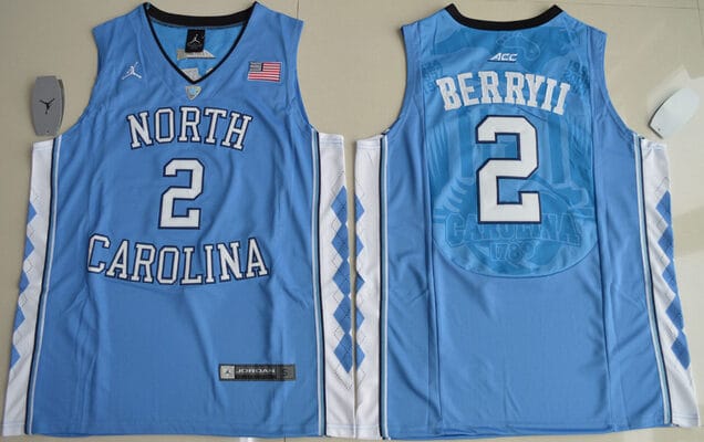 Cole Anthony Jersey #2 North Carolina Tar Heels NCAA Basketball Blue