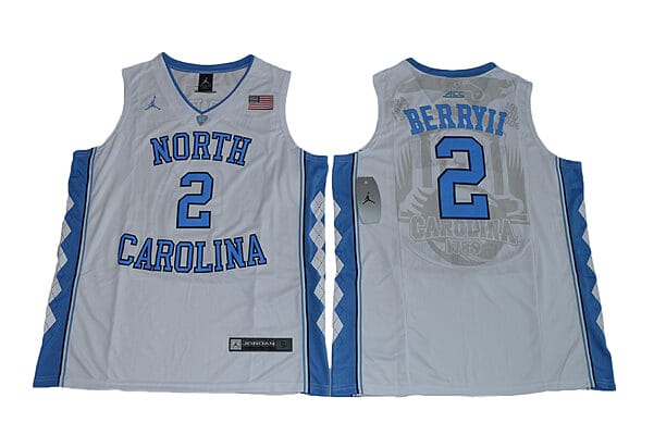 Joel Berry II Jersey #2 North Carolina Tar Heels NCAA Basketball White