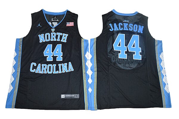 Justin Jackson Jersey #44 North Carolina Tar Heels NCAA Basketball Black