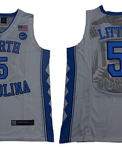 Nassir Little Jersey #5 North Carolina Tar Heels NCAA Basketball White