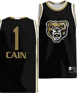 Jamal Cain Jersey Oakland Golden Grizzlies