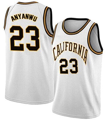 Obinna Anyanwu Jersey #23 California Golden Bears College Basketball White