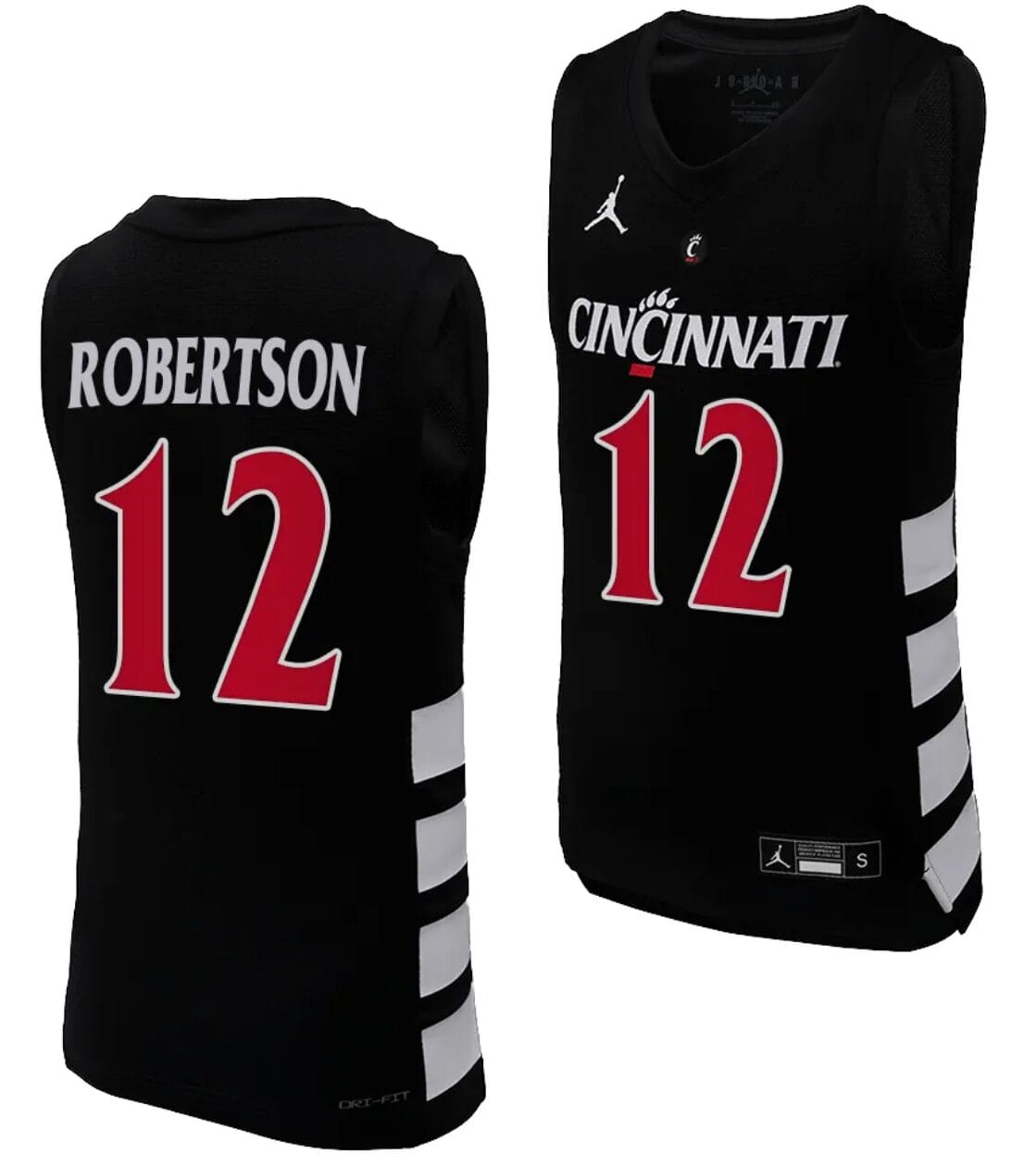 Oscar Robertson Jersey #12 Cincinnati Bearcats College Basketball Replica 2023-24 Black