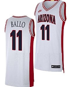 Oumar Ballo Jersey #11 Arizona Wildcats College Basketball Maui Invitational Champs White
