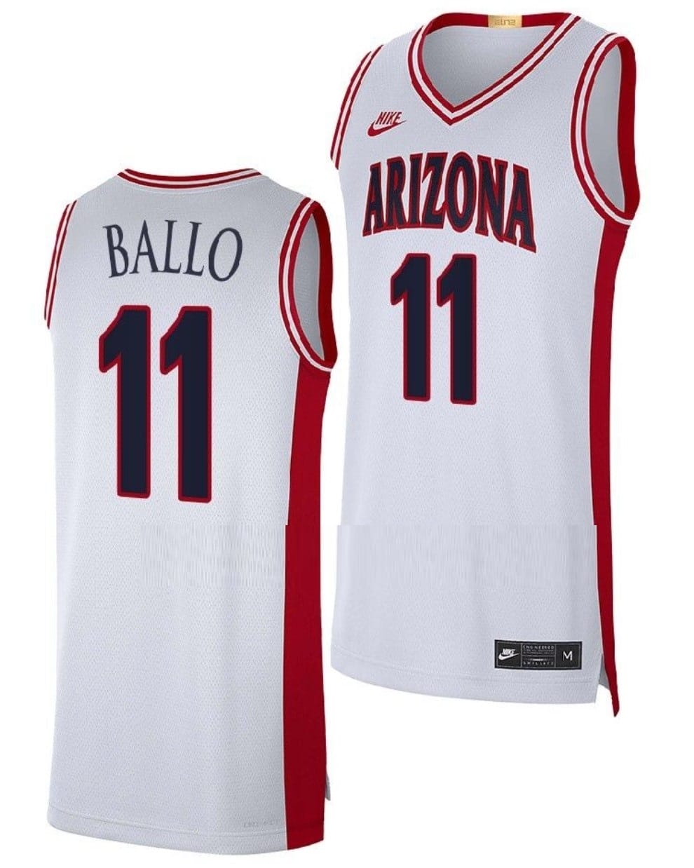 Oumar Ballo Jersey #11 Arizona Wildcats College Basketball Maui Invitational Champs White