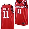 Oumar Ballo Jersey #11 Arizona Wildcats College Basketball Red