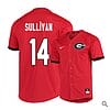 Patrick Sullivan Jersey #14 Georgia Bulldogs Baseball NCAA College Red Elite Alumni