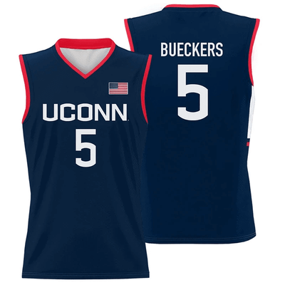 Paige Bueckers Jersey UConn Huskies College Basketball Navy #51