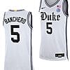 Paolo Banchero Jersey #5 Duke Blue Devils College Basketball White