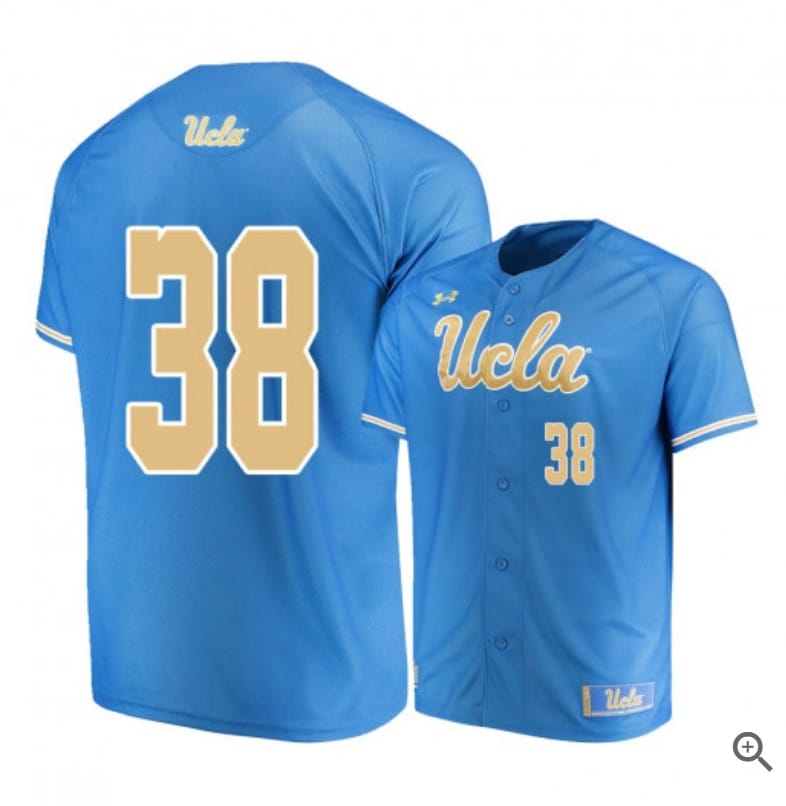 Pat Caulfield Jersey #38 UCLA Bruins Baseball NCAA College Blue Alumni