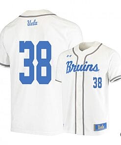 Pat Caulfield Jersey #38 UCLA Bruins Baseball NCAA College White Alumni