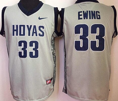 Patrick Ewing Jersey #33 Georgetown Hoyas NCAA Basketball Jersey White