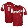 Robert Moore Jersey #1 Arkansas Razorbacks Baseball NCAA College Cardinal Alumni