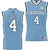 RJ Davis Jersey #4 UNC Tar Heels NIL College Basketball Lightweight Blue