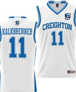 Ryan Kalkbrenner Jersey #11 Creighton Bluejays College NIL Basketball Lightweight White