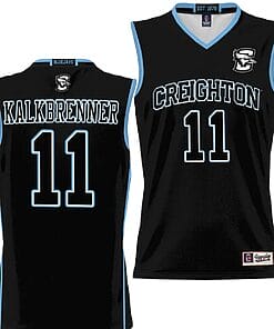 Ryan Kalkbrenner Jersey #11 Creighton Bluejays College NIL Basketball Lightweight Black