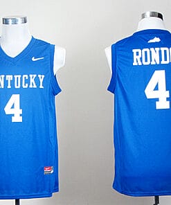 Rajon Rondo Jersey #4 Kentucky Wildcats NCAA Basketball Blue