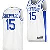 Reed Sheppard Jersey #15 Kentucky Wildcats Limited Retro Basketball White 2023-24