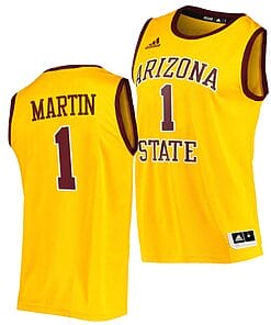 Remy Martin Jersey Arizona State Sun Devils College Basketball Gold #1