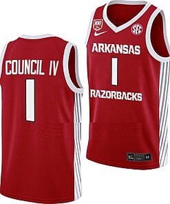 Ricky Council IV Jersey Arkansas Razorbacks